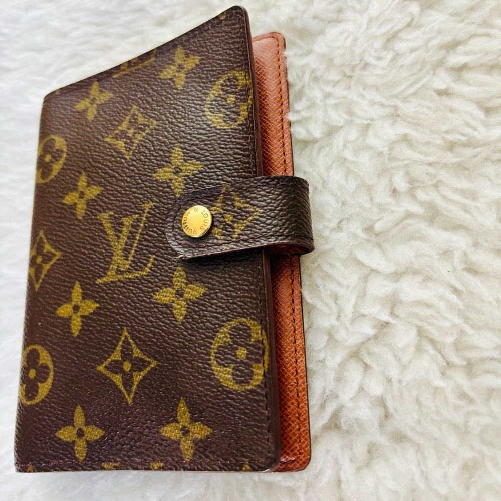 Louis Vuitton Brown Monogram Leather Vintage PM Agenda Cover - Picture 4 of 16
